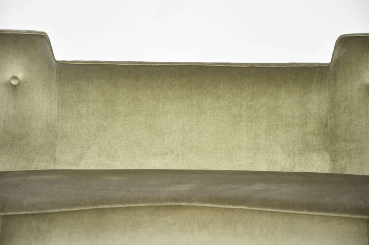 Mid-Century Modern Dunbar Oasis Settee by Edward Wormley