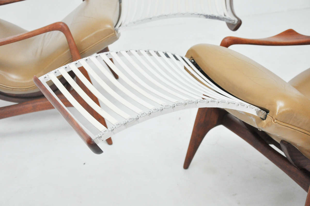 Mid-20th Century Vladimir Kagan Adjustable Lounge Chairs