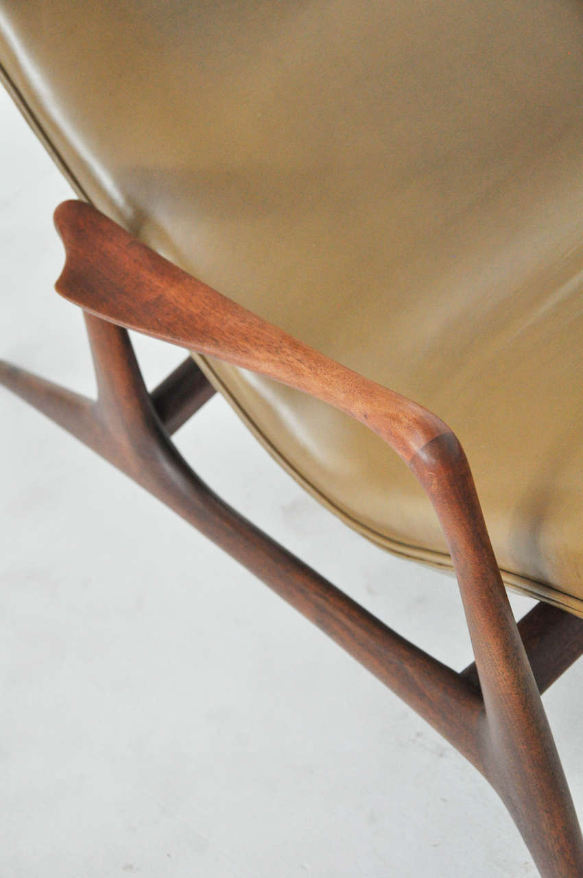 Wood Vladimir Kagan Adjustable Lounge Chairs