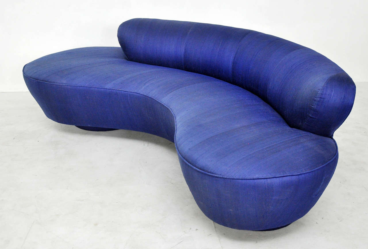 Upholstery Vladimir Kagan Serpentine Sofa