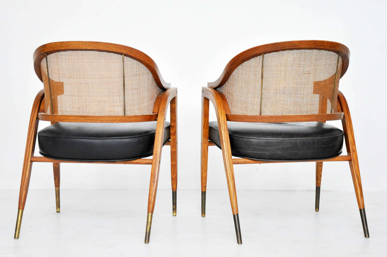 Pair of Armchairs by Edward Wormley for Dunbar In Excellent Condition In Chicago, IL