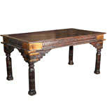 Antique Anglo Indian Table 63" long 36" deep