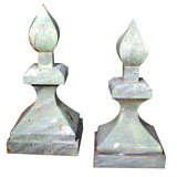 Pair of Finely Weathered Finials