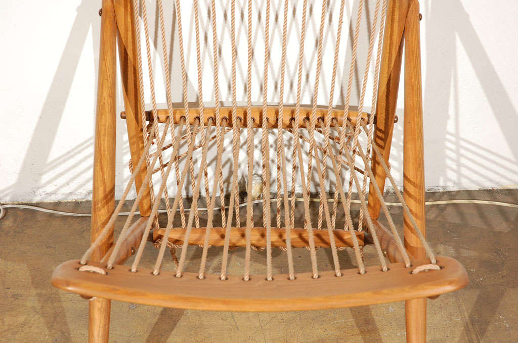 Japanese Rare Maruni japanese  Rope Chair