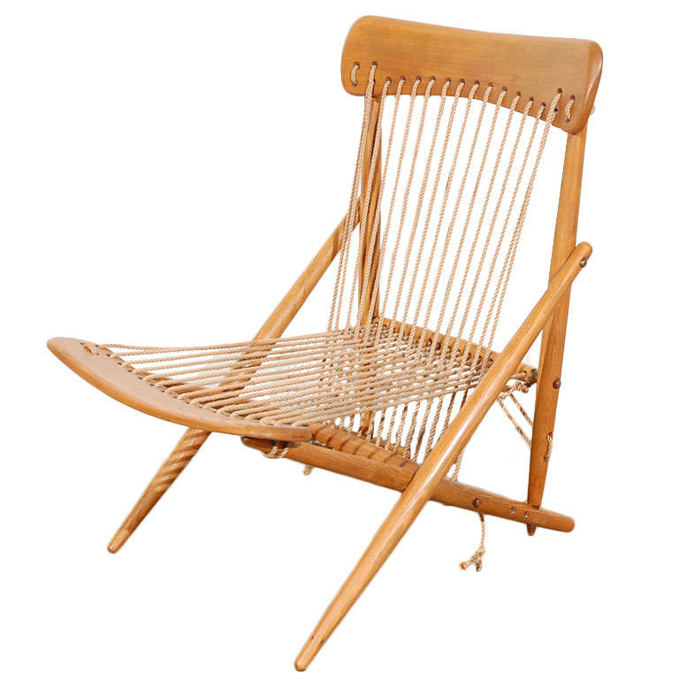Rare Maruni japanese  Rope Chair