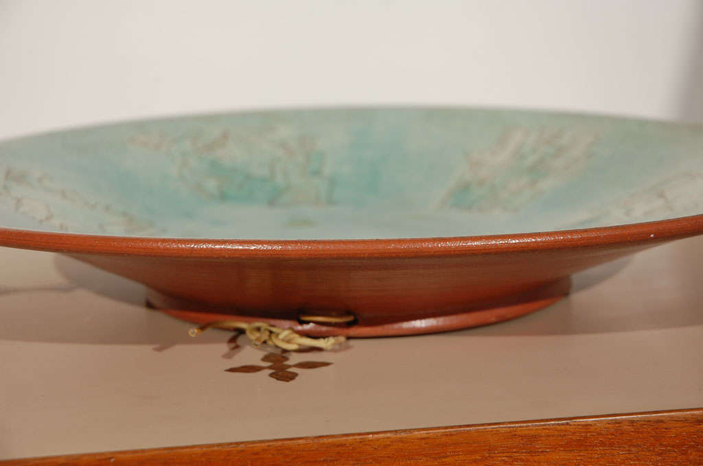 Susan & Theo Harlander Plate and Charger Ceramic/Pottery signed 4