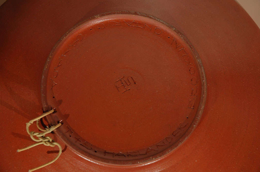 Susan & Theo Harlander Plate and Charger Ceramic/Pottery signed 5