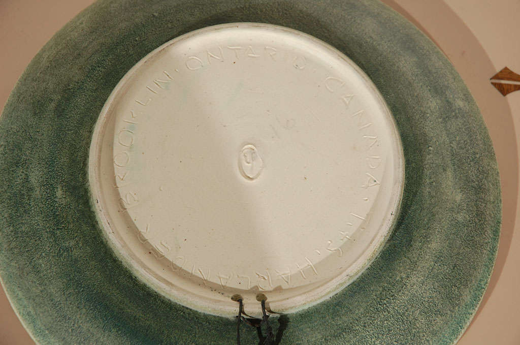 Susan & Theo Harlander Plate and Charger Ceramic/Pottery signed 6