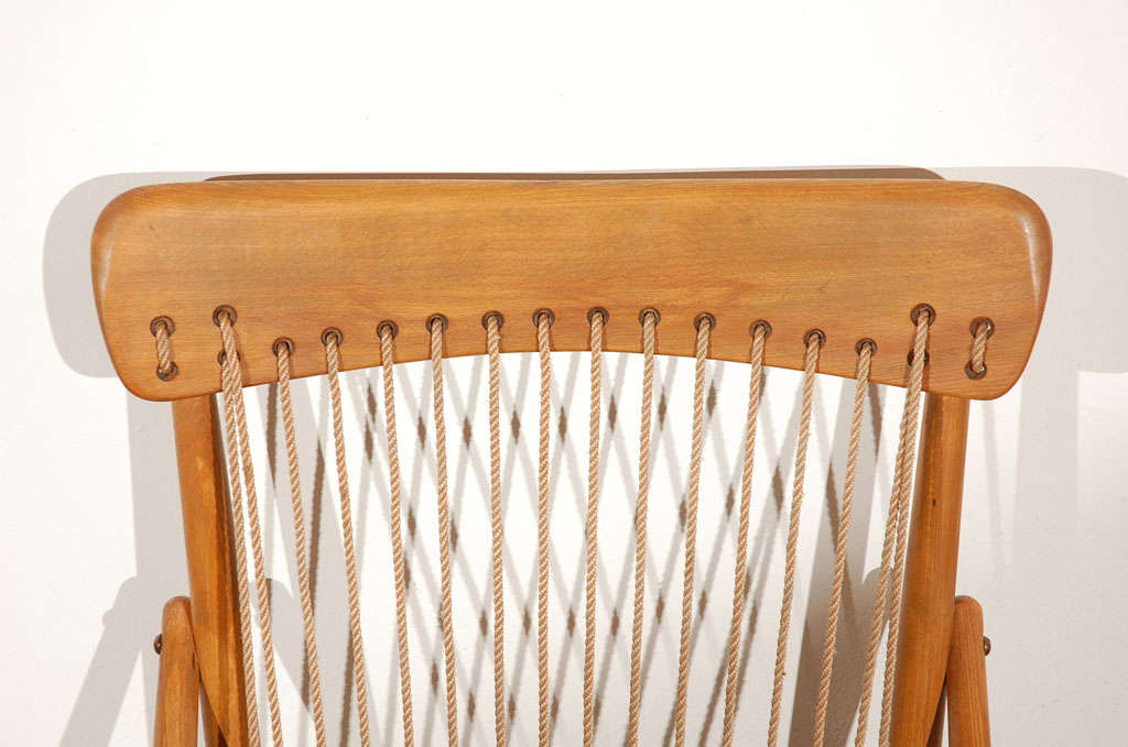 Rare Maruni japanese Rope Chair at 1stDibs maruni rope chair