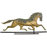 Antique Col. Patchen Running Horse Weathervane