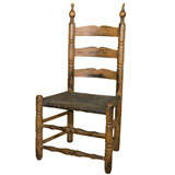 18th Century Bergen County Ladder Back Childs Chair
