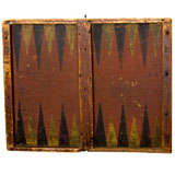 Antique Gameboard  Backgammon and Checkers