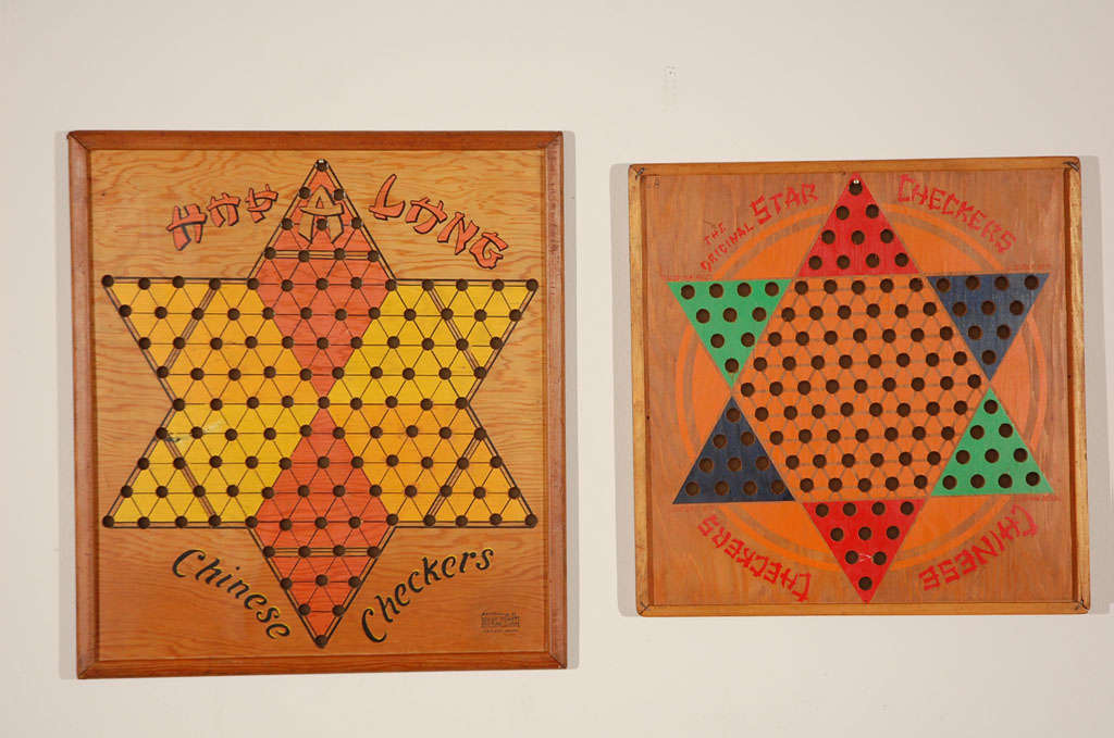 Painted wood gameboards.<br />
<br />
$395 Each.