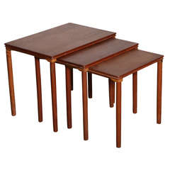 3 Danish Teak Nesting Tables