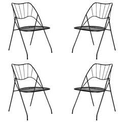 rare Set of 4 Maurizo Tempestini for Salterini Chairs