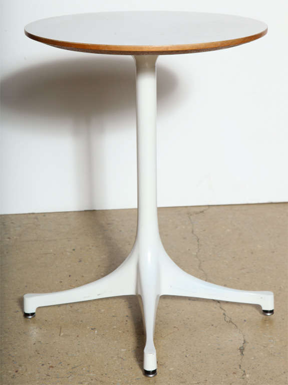 Mid-Century Modern 1960's George Nelson for Herman Miller White 5451 Occasional Table