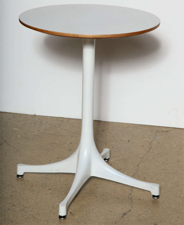 Mid-20th Century 1960's George Nelson for Herman Miller White 5451 Occasional Table