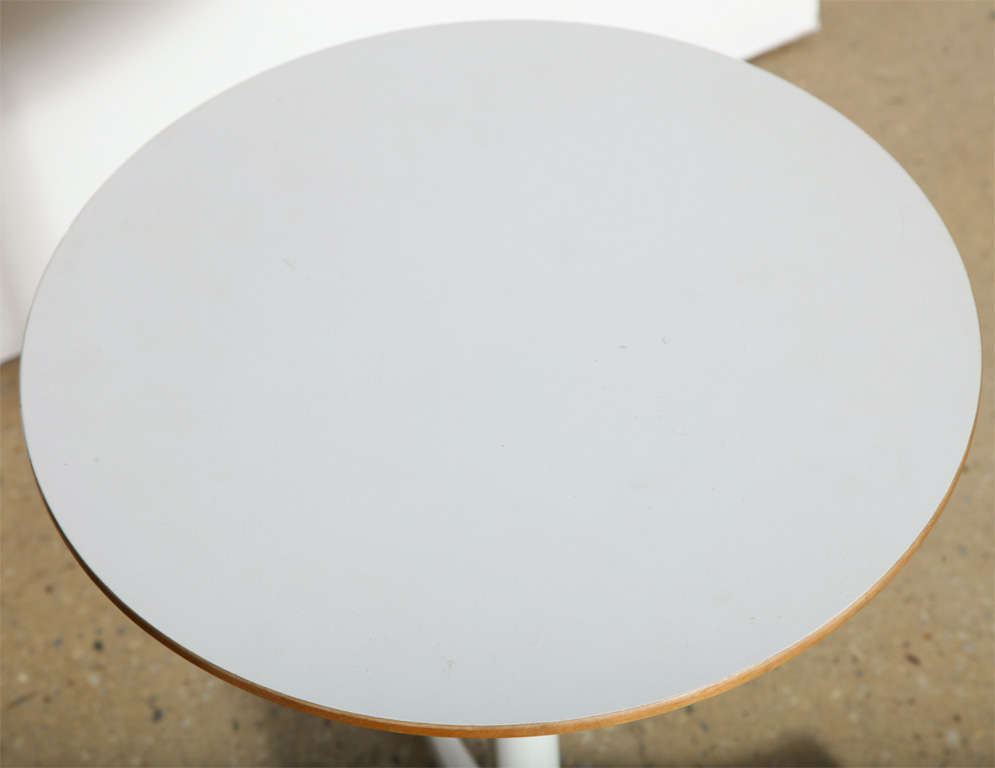 1960's George Nelson for Herman Miller White 5451 Occasional Table 1