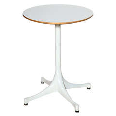 Used 1960's George Nelson for Herman Miller White 5451 Occasional Table