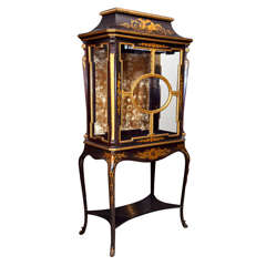 Chinoiserie Style Curio Cabinet