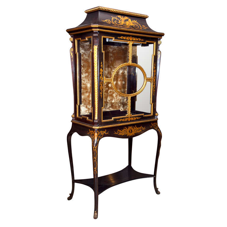 Chinoiserie Style Curio Cabinet