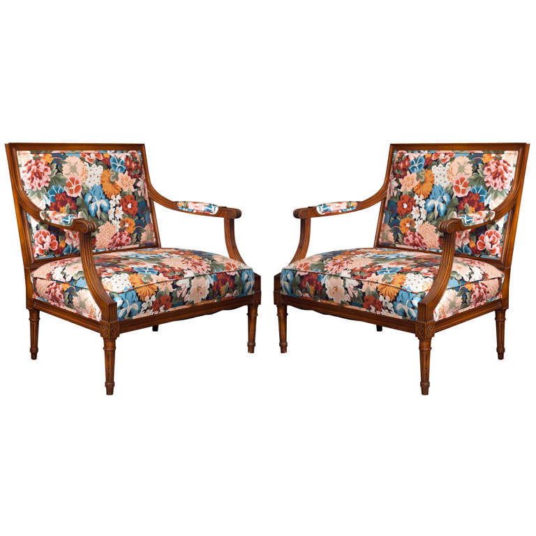 Pair French Marquise Settees