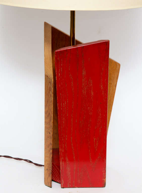 Mid-20th Century  Heifetz Table Lamp American Modernist 1940's For Sale