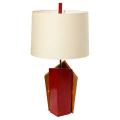 1940s American Modernist Table Lamp by Heifetz 3