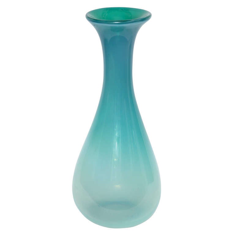 Seguso Vase Murano Art Glass Italy 1960's