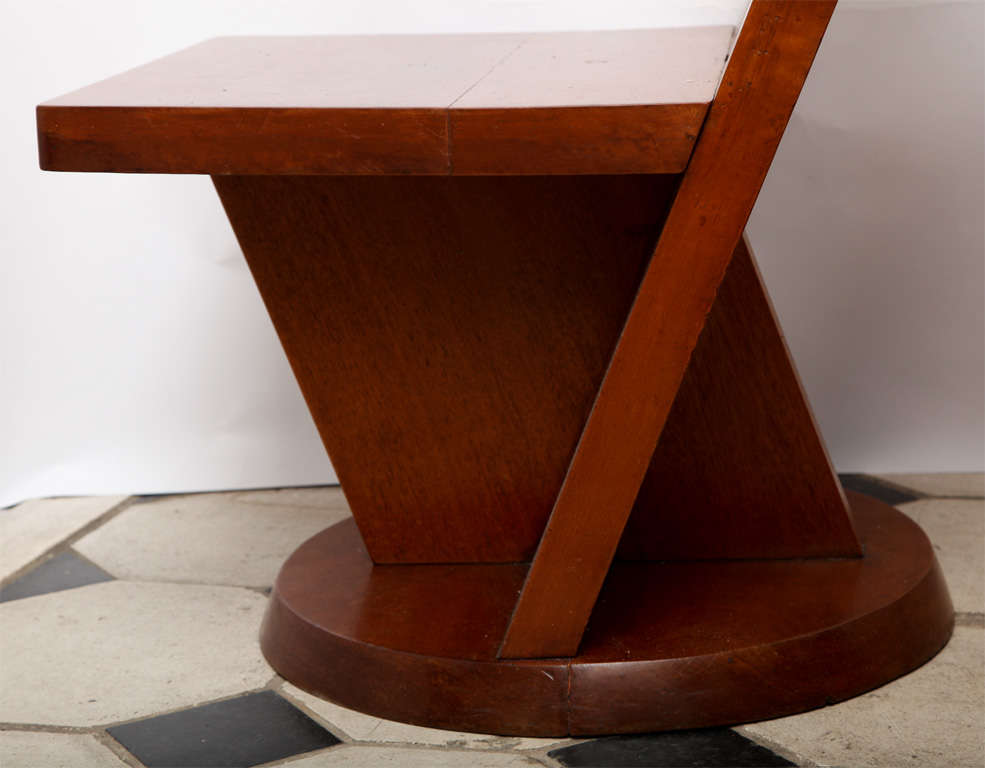 Mid-20th Century A 1940's French Architectural Chair by Maxime Old