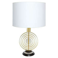 1930s American Modernist Sculptural Table Lamp 11