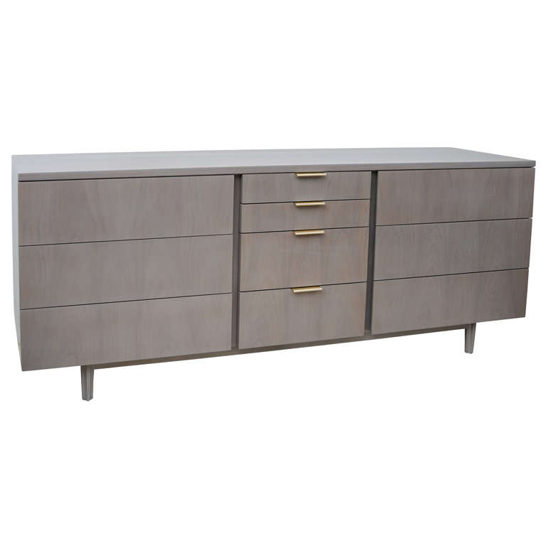 Grey Walnut John Stuart Dresser/Credenza at 1stDibs