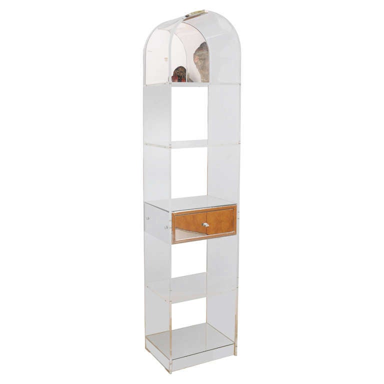 Chic 1970s  Lucite Etagere