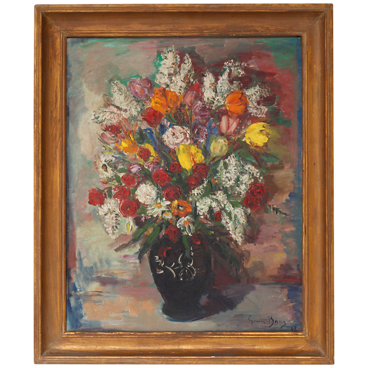 Germaine Brus Antwerp Oil-painting