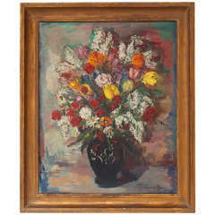 Germaine Brus Antwerp Oil-painting