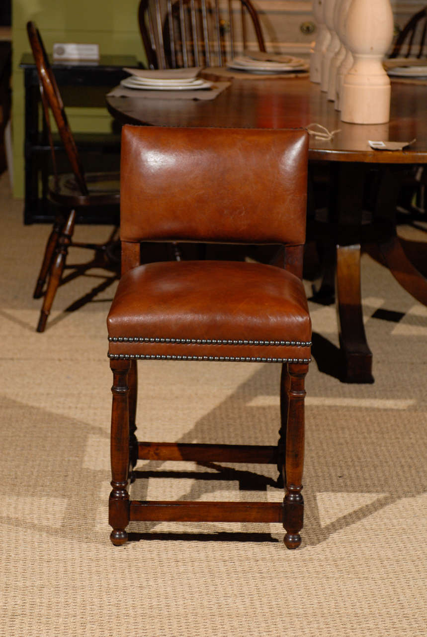 Leather Teddy Counter Stool