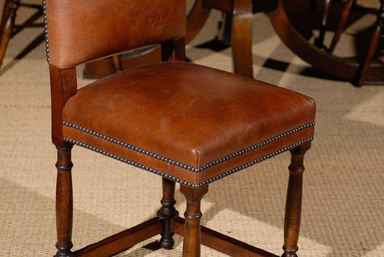 Leather Teddy Counter Stool For Sale at 1stDibs