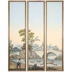 Framed Zuber Triptych