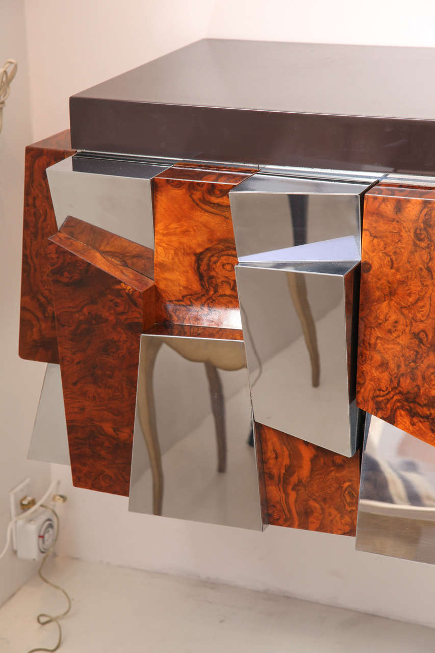 American Paul Evans Wall-Mounted Console