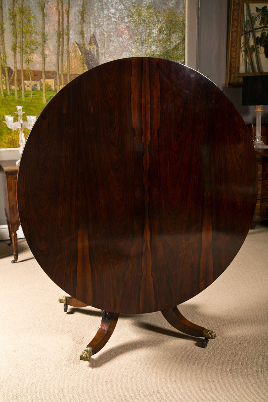 A Regency Rosewood Center Table