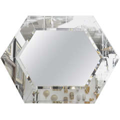 Hexagonal Mid Century Mirror