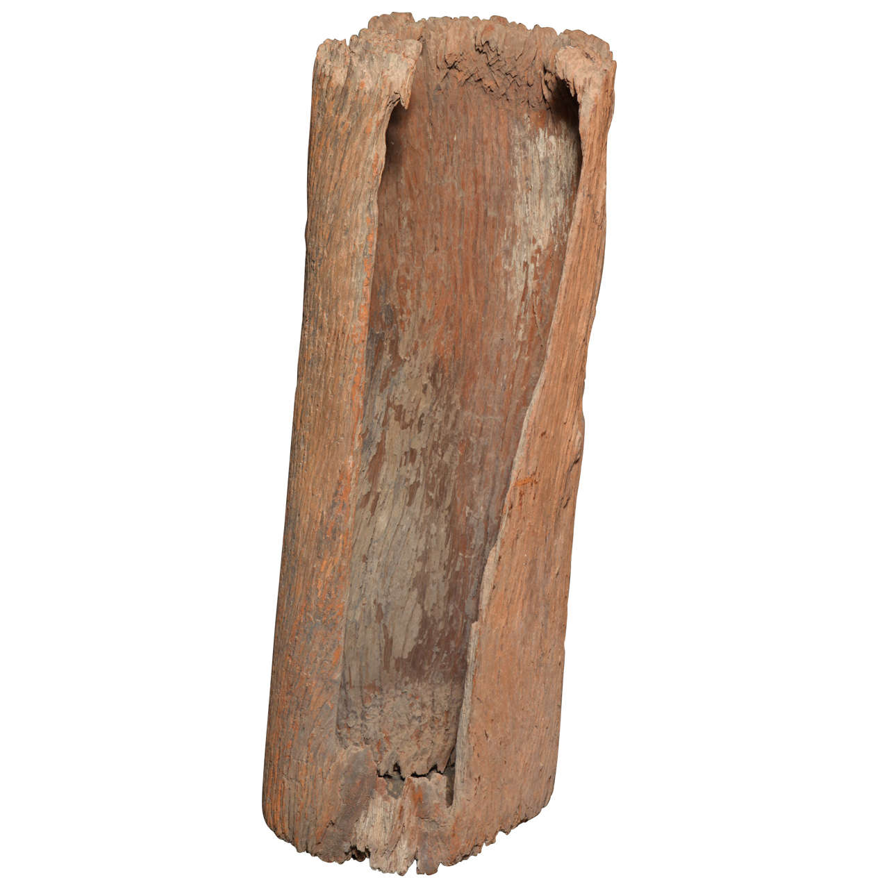 Rare African "Slit Drum" Carved from Single Log For Sale
