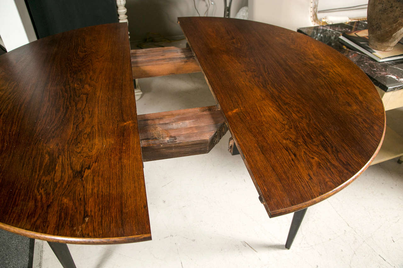 Danish Mid-Century Modern Palisander Rosewood Dining Table 2