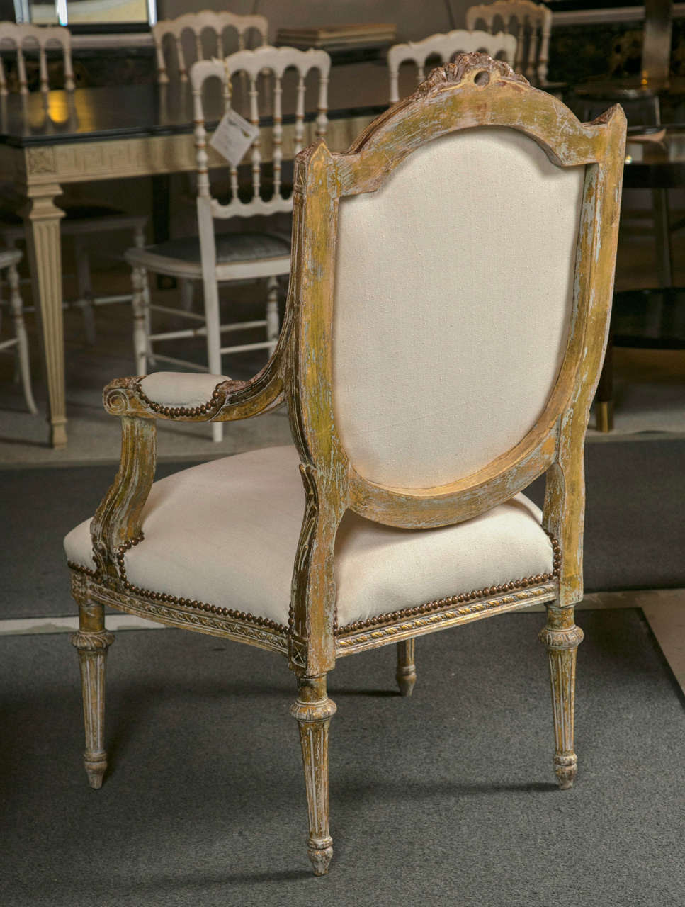 Pair of French Louis Philippe Style Fauteuils 5