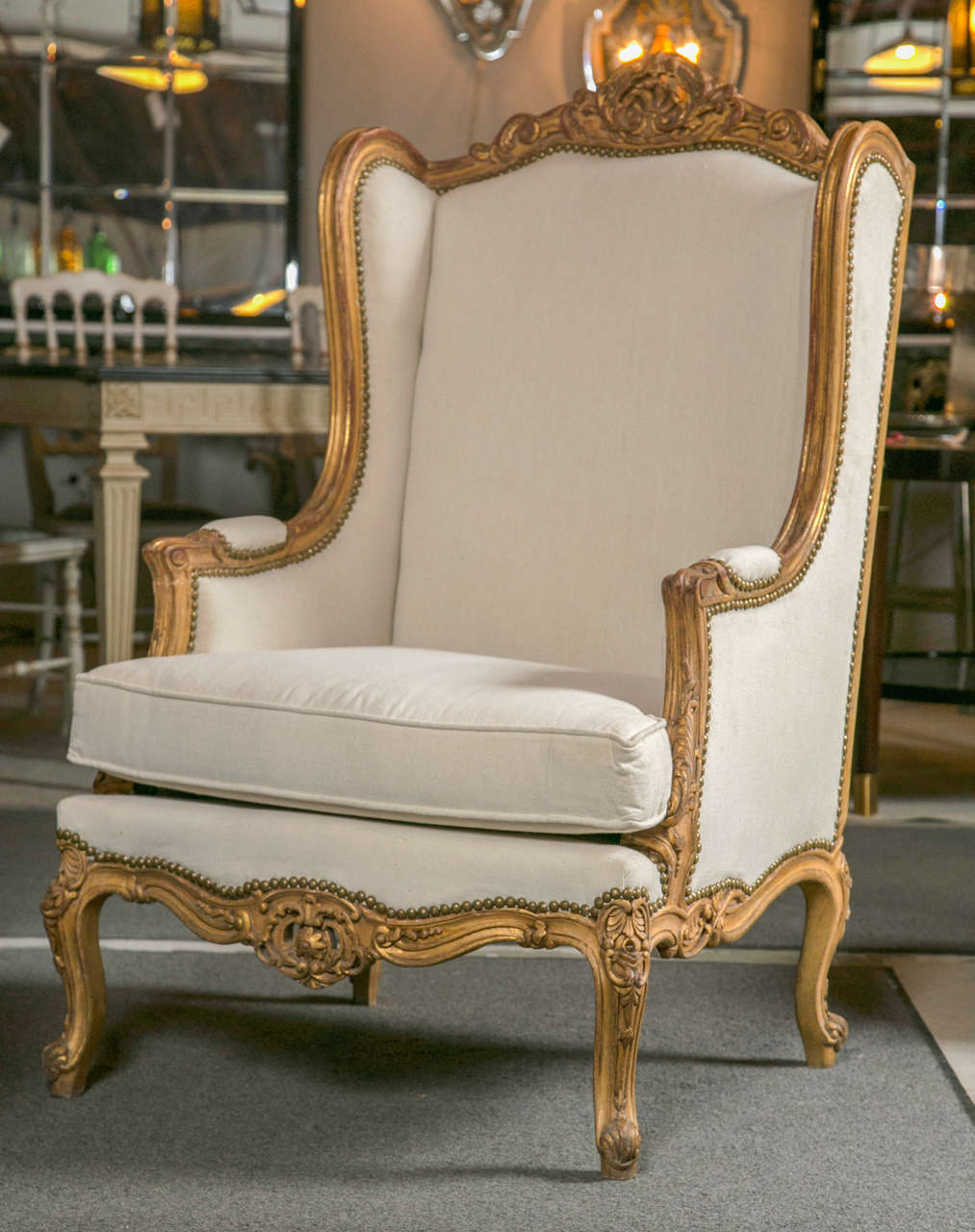 french louis xv chair