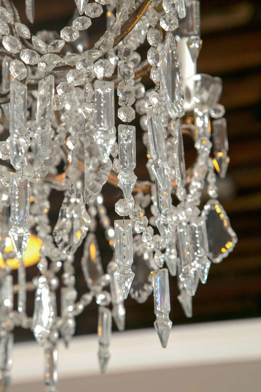 Vintage French Marie Therese Crystal Chandeliers 3