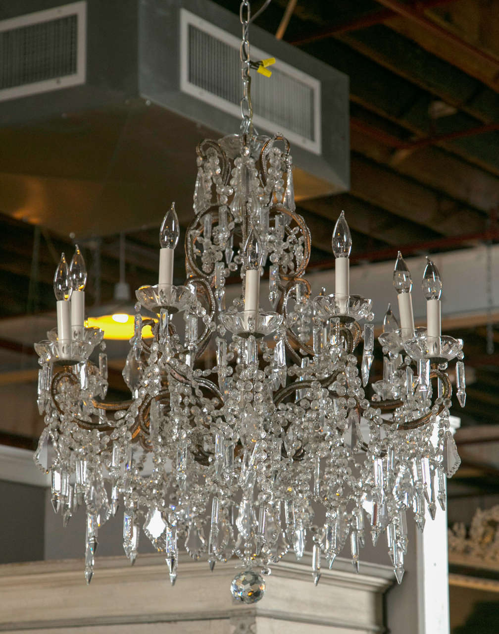 Vintage French Marie Therese Crystal Chandeliers at 1stDibs