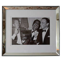 "Rat Pack" Limited Edition Photo in a Beveled Mirrored Frame