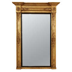 English Gilt Late Regency Mirror
