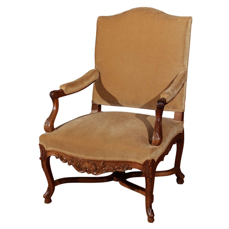 French Regence Style Armchair For Sale